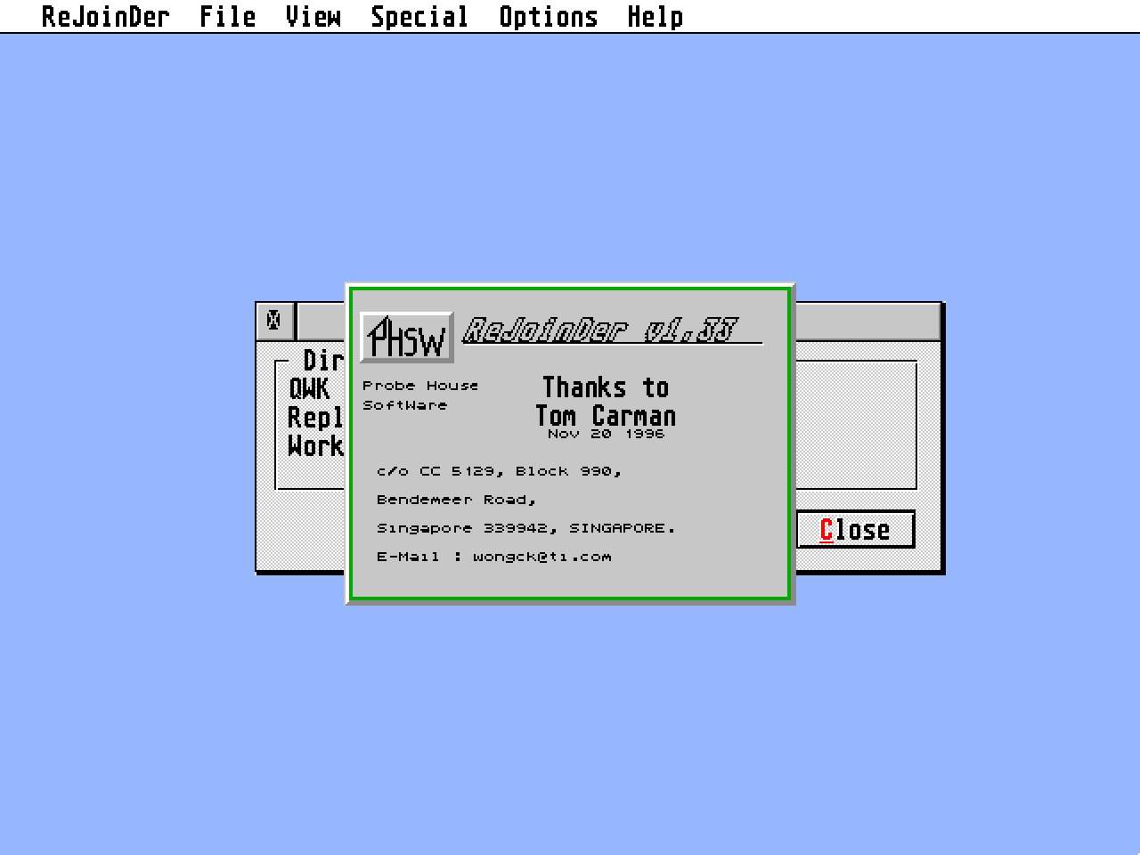 Rejoinder — screenshot 1